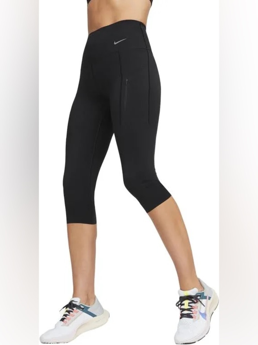 New NIKE Go Legging - Capri Length, High Rise, Full Support